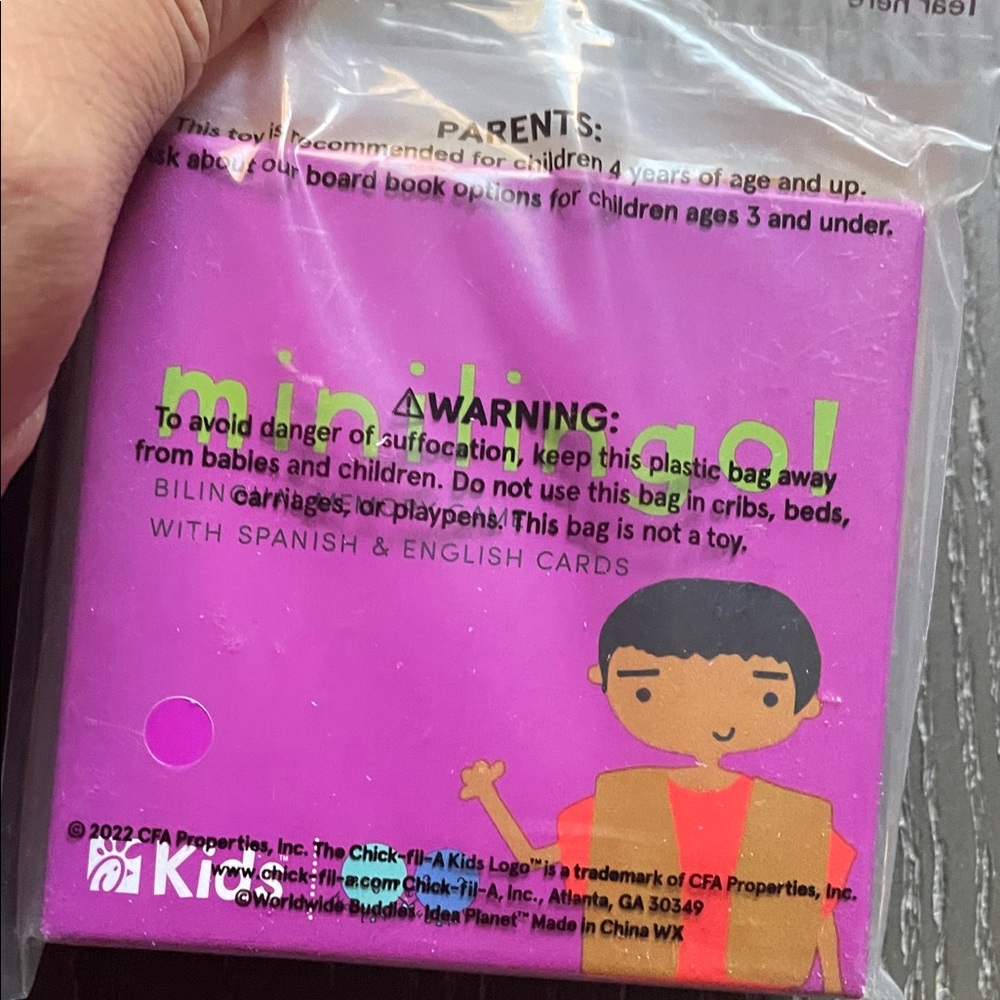 Kipling Bilingual Flash Cards - Pink